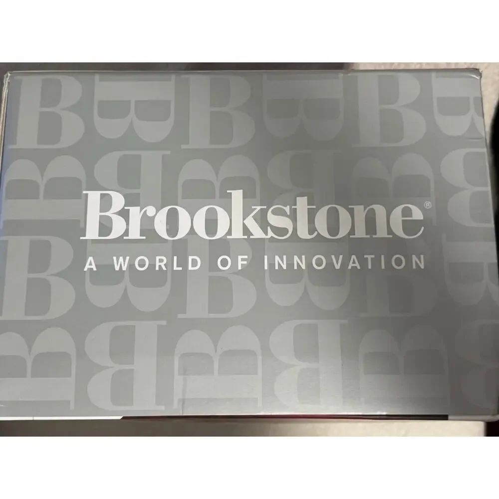 NIB Brookstone Cranberry Ultra Plush Blanket w/Sleeves Satin Trim Christmas gift